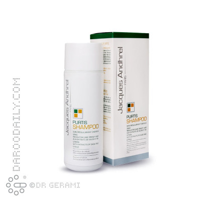 شامپو متعادل کننده موهای چرب مدل Purtis ژاک آندرل پاریس 200 میلی لیتری