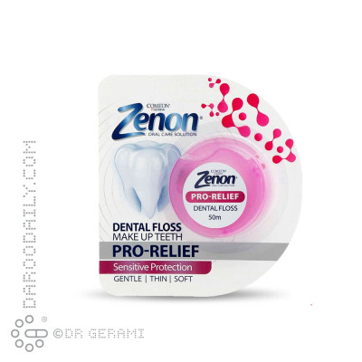 نخ دندان های حساس مدل Pro Relief زنون کامان 50 متری