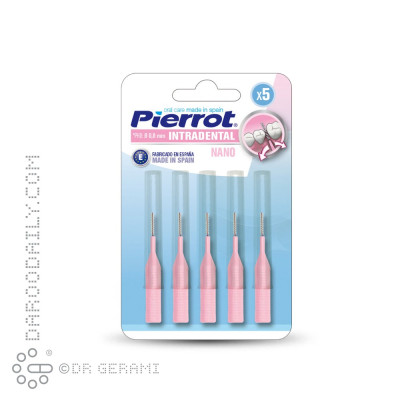 مسواک بین دندانی مدل Nano سایز خیلی کوچک پیرروت 5 عددی