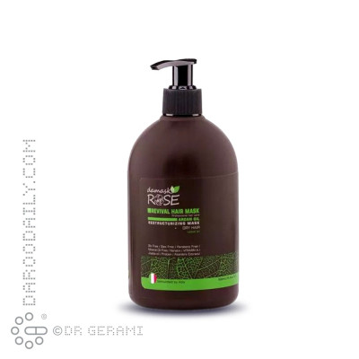 ماسک موهای خشک خارج از حمام حاوی روغن آرگان داماسک رز 500 میلی لیتری