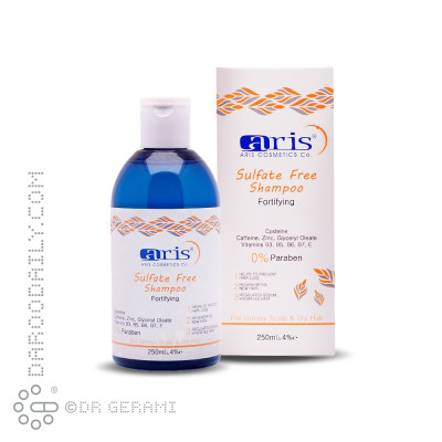 شامپو تقویت کننده پوست سر چرب و موهای خشک آریس 250 میلی لیتری