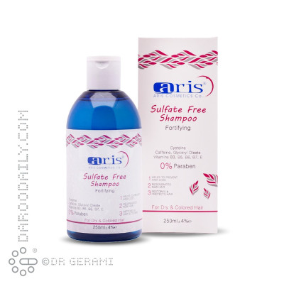 شامپو تقویت کننده موهای خشک و رنگ شده آریس 250 میلی لیتری