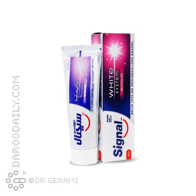 خمیر دندان ترمیم کننده مینای دندان مدل White System سیگنال 75 میلی لیتری