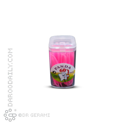 خلال دندان پلاستیکی پاندا 60 عددی