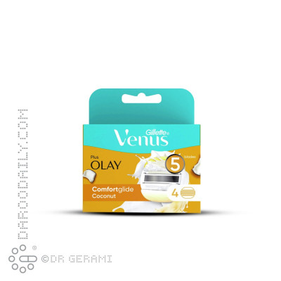 تیغ یدک پنج لبه مدل Olay Plus ونوس 4 عددی