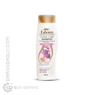شامپو مو کودک حاوی سبوس برنج لابورن 300 میلی لیتری