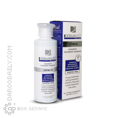 شامپو ضد شوره مو مدل Vipirox درمالیست 200 میلی لیتری