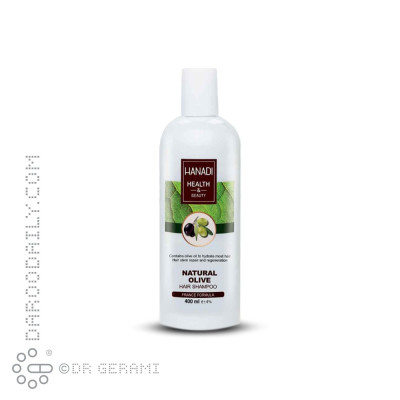 شامپو موهای خشک حاوی روغن زیتون هانادی 400 میلی لیتری