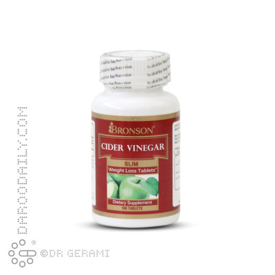 قرص سرکه سیب برونسون ۱۰۰ عددی