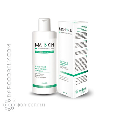 شامپو تقویت کننده و کنترل ریزش موهای چرب مه اسکین 250 میلی لیتری