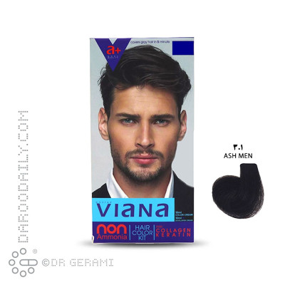 کیت رنگ مو خاکستری آقایان ویانا شماره 3.1