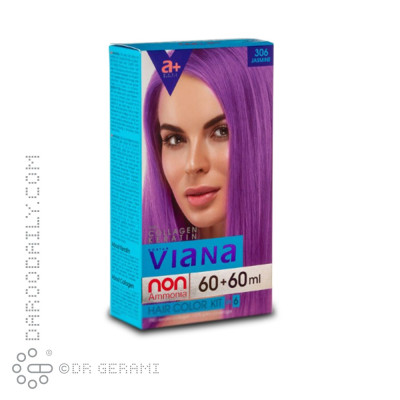 کیت رنگ مو یاسی ویانا شماره 306