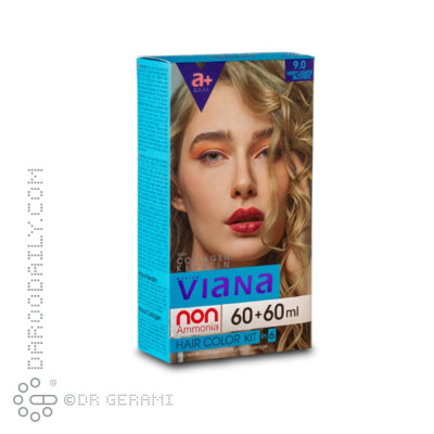 کیت رنگ مو بلوند خیلی روشن سری طبیعی ویانا شماره 9.0