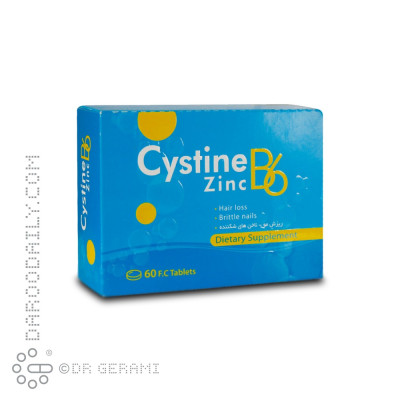 قرص روکشدار سیستین B6 زینک دانا 60 عددی