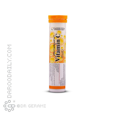 قرص جوشان 500 میلی گرمی ویتامین C تندیس ویتا 20 عددی