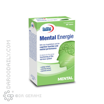 قرص منتال انرژی یوروویتال 60 عددی