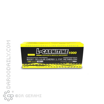 قرص ال کارنیتین 1000 میلی گرمی ژن استار 120 عددی