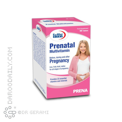 قرص پریناتال مولتی ویتامین یوروویتال 60 عددی