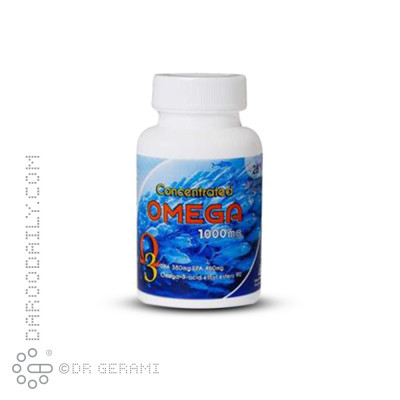 سافت ژل امگا 3 تغلیظ شده 1000 میلی گرمی دانا 28 عددی