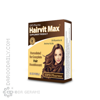 سافت ژل هیرویت مکس او پی دی فارما 30 عددی