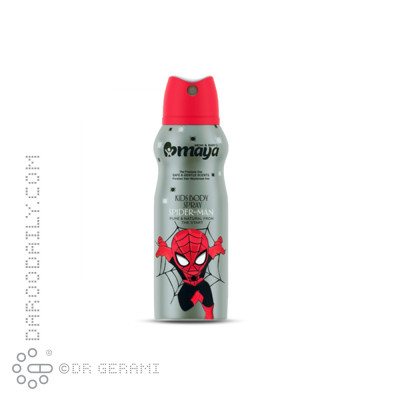 اسپری بدن کودک مدل Spider Man مایا ۱۳۰ میلی لیتری