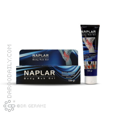 ژل خنک کننده موضعی ناپلار رستاک طب پایا 100 گرمی