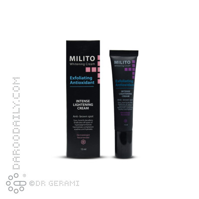 کرم روشن کننده و ضد لک میلیتو 15 میلی لیتری