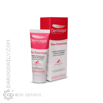 کرم مرطوب کننده قوی پوست خشک مدل Mes Essentiels Rich درماگور 40 میلی لیتری