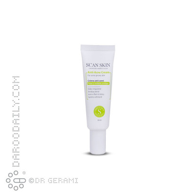 کرم ضد جوش و کنترل کننده چربی پوست اسکن اسکین 30 میلی لیتری