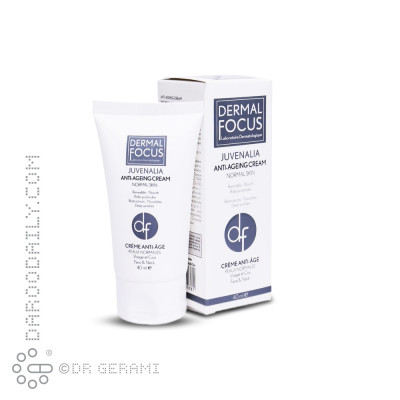 کرم ضد چروک پوست معمولی مدل Juvenalia درمال فوکوس 40 میلی لیتری