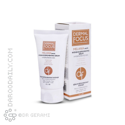 سرم ضد لک و روشن کننده مدل Melania White درمال فوکوس 40 میلی لیتری