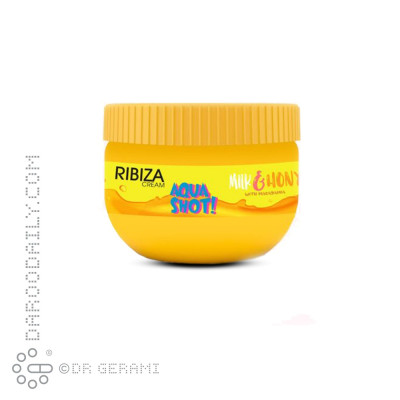 کرم مرطوب کننده دست و صورت حاوی شیر و عسل ریبیزا 300 میلی لیتری