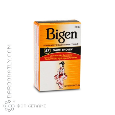 پودر رنگ مو بیگن هویو شماره ۵۷