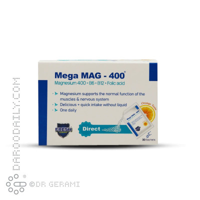 پودر ساشه مگا مگ ۴۰۰ گرمی فرش مورنینگ ۳۰ عددی