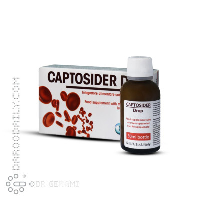 قطره خوراکی آهن کپتوسیدر 30 میلی لیتری