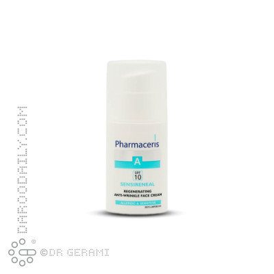 کرم بازسازی کننده و ضد چروک پوست حساس مدل Sensireneal با SPF10 فارماسریز 30 میلی لیتری