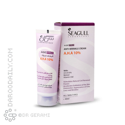کرم ضد چروک 10 درصد AHA سی گل 40 میلی لیتری