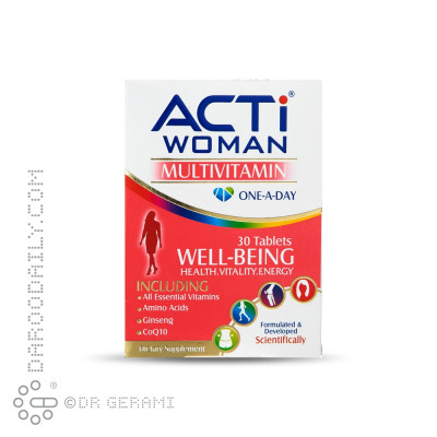 قرص مولتی ویتامین اکتی وومن لیبرتی 30 عددی