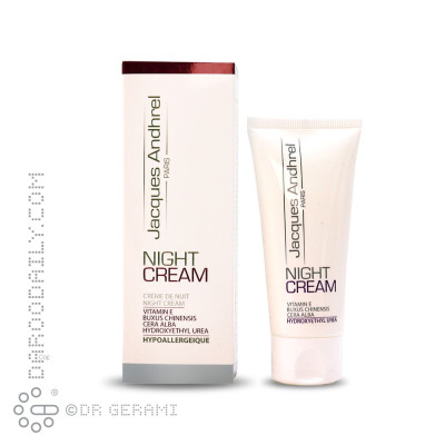 کرم شب آبرسان و ضد چروک پوست ژاک آندرل پاریس 60 میلی لیتری