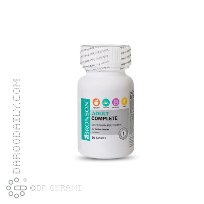قرص مولتی ویتامین بزرگسالان کامپلیت برونسون 30 عددی