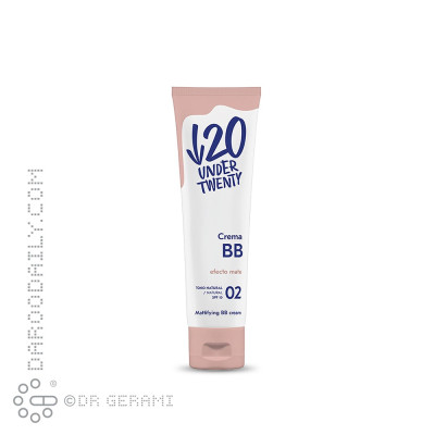 بی بی کرم بژ طبیعی پوست چرب فاقد چربی SPF10 آندر تونتی شماره 02