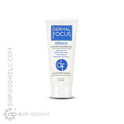 ژل شوینده بدن پوست خشک مدل Xeralia درمال فوکوس 200 میلی لیتری