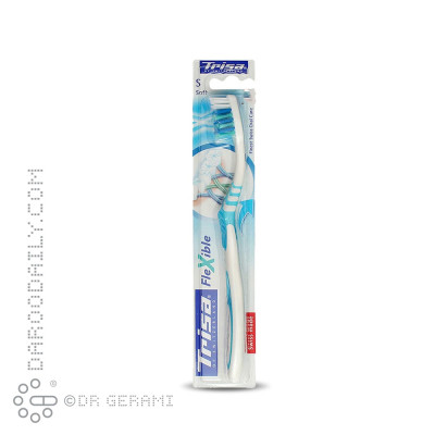 مسواک بزرگسال برس نرم مدل Flexible تریزا