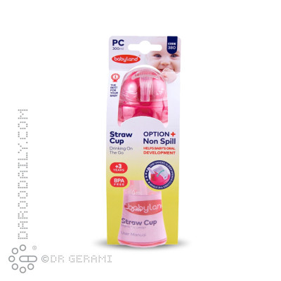 قمقمه نی دار کودک بی بی لند 300 میلی لیتری کد 380