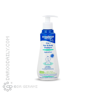شامپو مو و بدن نوزادان 2in1 هیدرودرم 250 گرمی