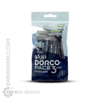 خود تراش پفکی ۳ لبه مدل Pack 3 دورکو ۵ عددی
