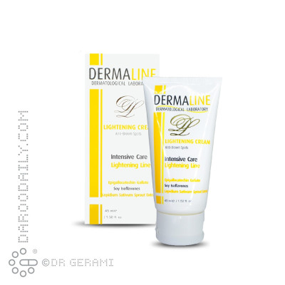 کرم ضد لک صورت درمالاین ۴۵ میلی لیتری
