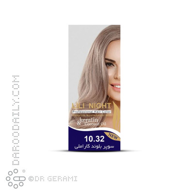 کیت رنگ موی بلوند کاراملی لی لی نایت شماره ۱۰.۳۲
