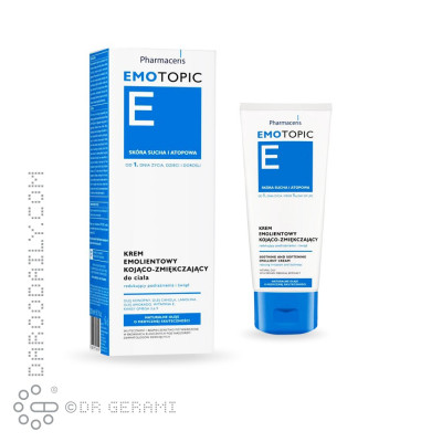 کرم نرم کننده و تسکین دهنده پوست خشک مدل Emotopic فارماسریز 200 میلی لیتری