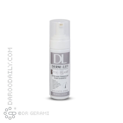 شامپو موهای کاشته شده مدل Vita Plant درمالیفت 150 میلی لیتری